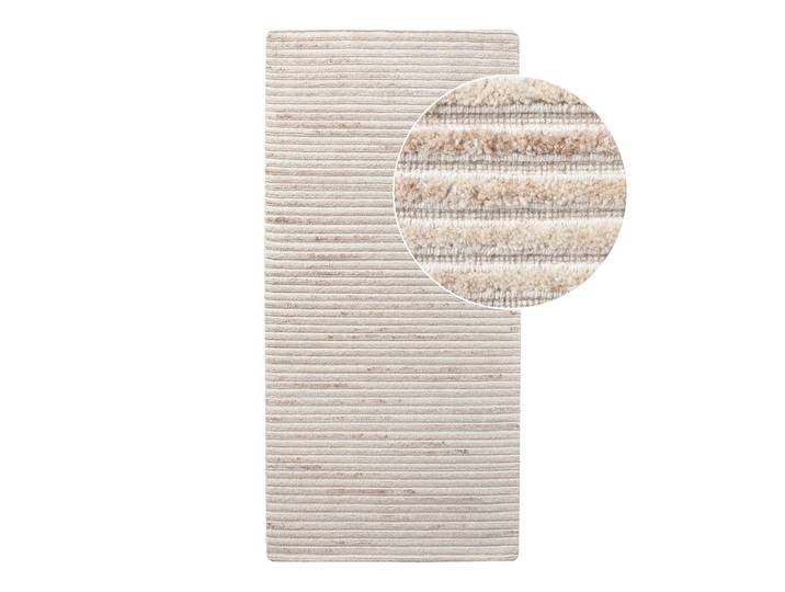 Läufer Ditauini 80 x 1 x 180cm Beige