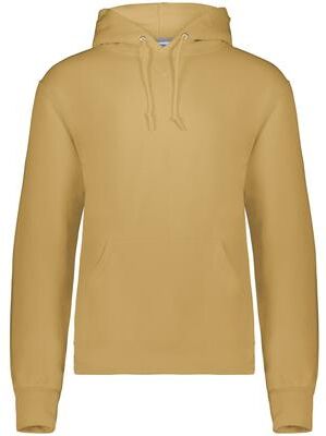 Russell Athletic 695HBM Dri Power Hooded Sweatshirt in Almond size Small   Cotton Polyester