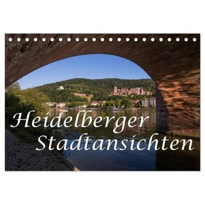 Heidelberger Stadtansichten (Tischkalender 2027 DIN A5 quer), CALVENDO Monatskalender