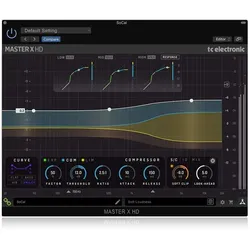 TC Electronic Master X HD-DT Wtyczka masteringowa z fizycznym kontrolerem (Controller), MIDI Controller, Schwarz