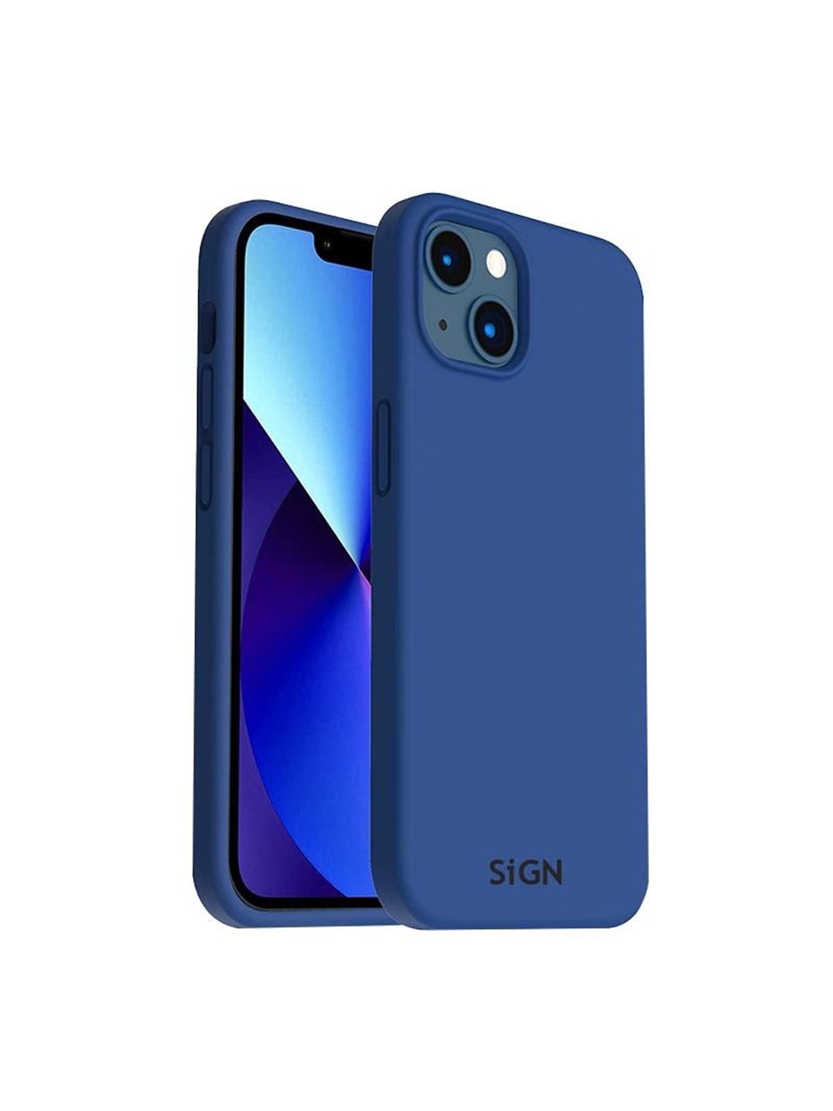 SiGN Liquid Silicone Case for iPhone 14 Plus - Blue