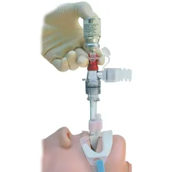 Tube Inhaler, doppel drehbar, rechtwinklig