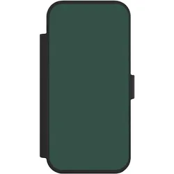 Nivocase Klapphülle für Apple iPhone Air Handyhülle aus Kunst Leder NIVOflip schwarz Farbe Tannenbaum grün (Apple iPhone Air), Smartphone Hülle, Grün, Schwarz