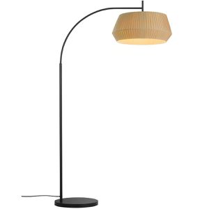 Nordlux Stehlampe Dicte, schwarz, 180 cm, mit E27-Fassung