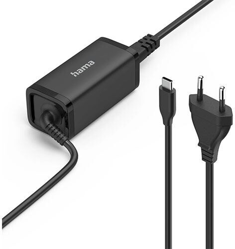 Hama Carregador  USB-C Notebook Power  65W - Preto