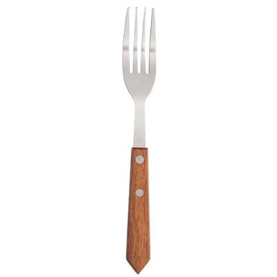 Gastronoble Olympia Steakgabeln | mit Holzgriff | 20cm | 24 Gabeln