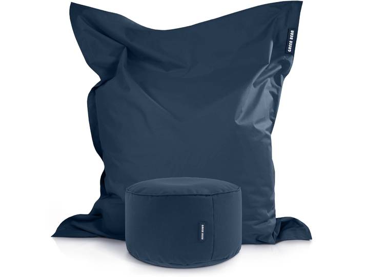 Square Riesensitzsack mit Pouf Stay - Dunkelblau