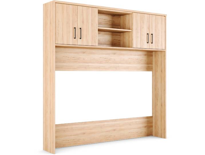Bettaufsatz PRIESS Bettbrücke, Schrankumbau Barkhausen , braun (eiche artisan), B:213cm H:211cm T:36cm, Holzwerkstoff, Möbelaufsätze, Bettaufsatz, Passend für die Bettenserie Barkhausen