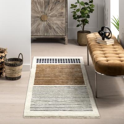 Nuloom Keeva Modern Striped Fringe Area Rug