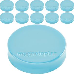 Magnetoplan Magnete Ergo Medium, babyblau, Ø 30 mm, Höhe 8 mm, 10 Stück
