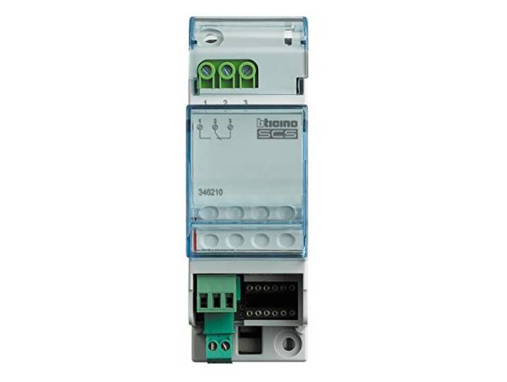 BTicino 346210 Relais Modulaire BUS pour Fonctions Auxiliaires\, 2 Modules