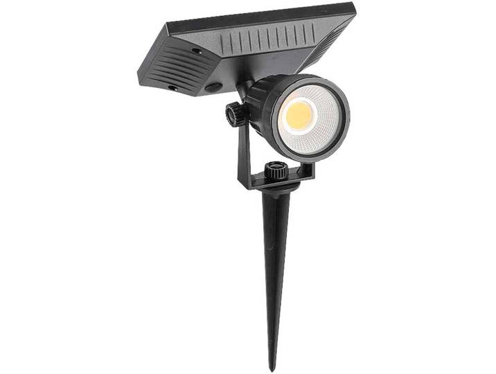 Lampes solaires à pointes - IP65 Waterproof - Black - 2W - 40 Lumens - 3000K