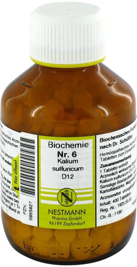 NESTMANN Biochemie 6 Kalium sulfuricum D12 Tabletten
