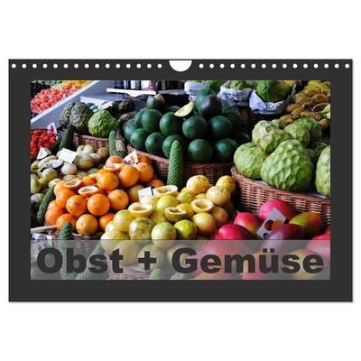 Obst + Gemüse (Wandkalender 2027 DIN A4 quer), CALVENDO Monatskalender