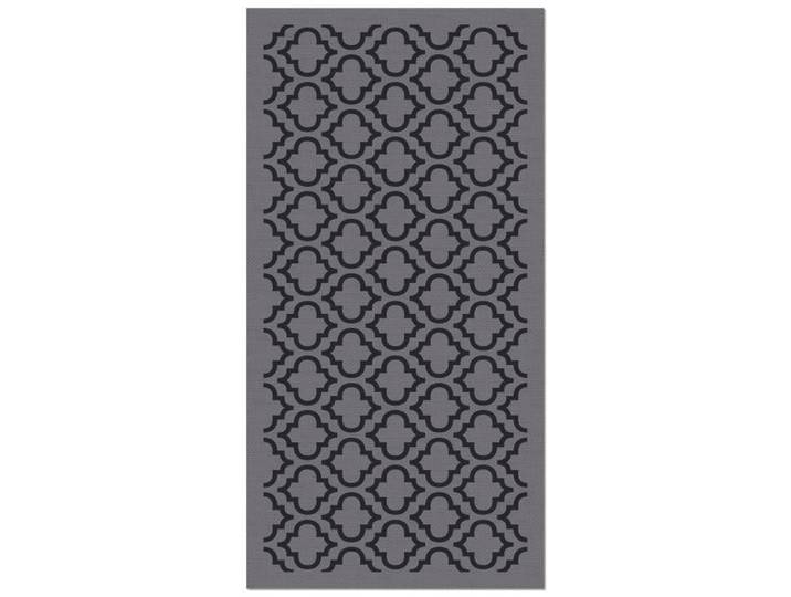 Tapis Extérieur Panorama Cusco Gris 100x140 cm - Tapis Vinyle pour Balcon et Jardin