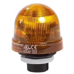KSB Blitzleuchte für Außenmontage 12 V DC, IP 65, gelb