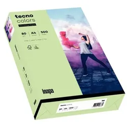 INAPA Kopierpapier, Tecno Colors, A4, 80 g/qm, mittelgrün