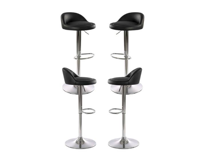 4er Set Cirkus Hocker - Schwarz