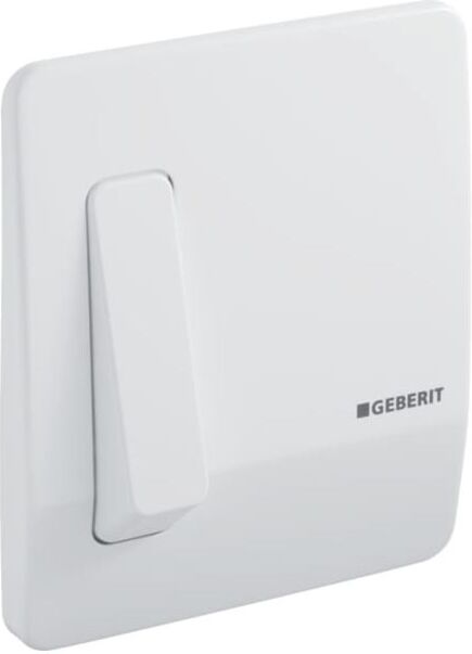 Geberit Abdeckpl. mit Betätigung, weiß alpin 240121111 mit pneumatischer Spülauslösung, weiß