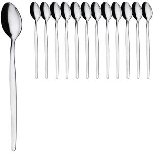Böttcher-AG Longdrinklöffel 19 cm, Edelstahl 18/0, silber poliert, 12 Stück