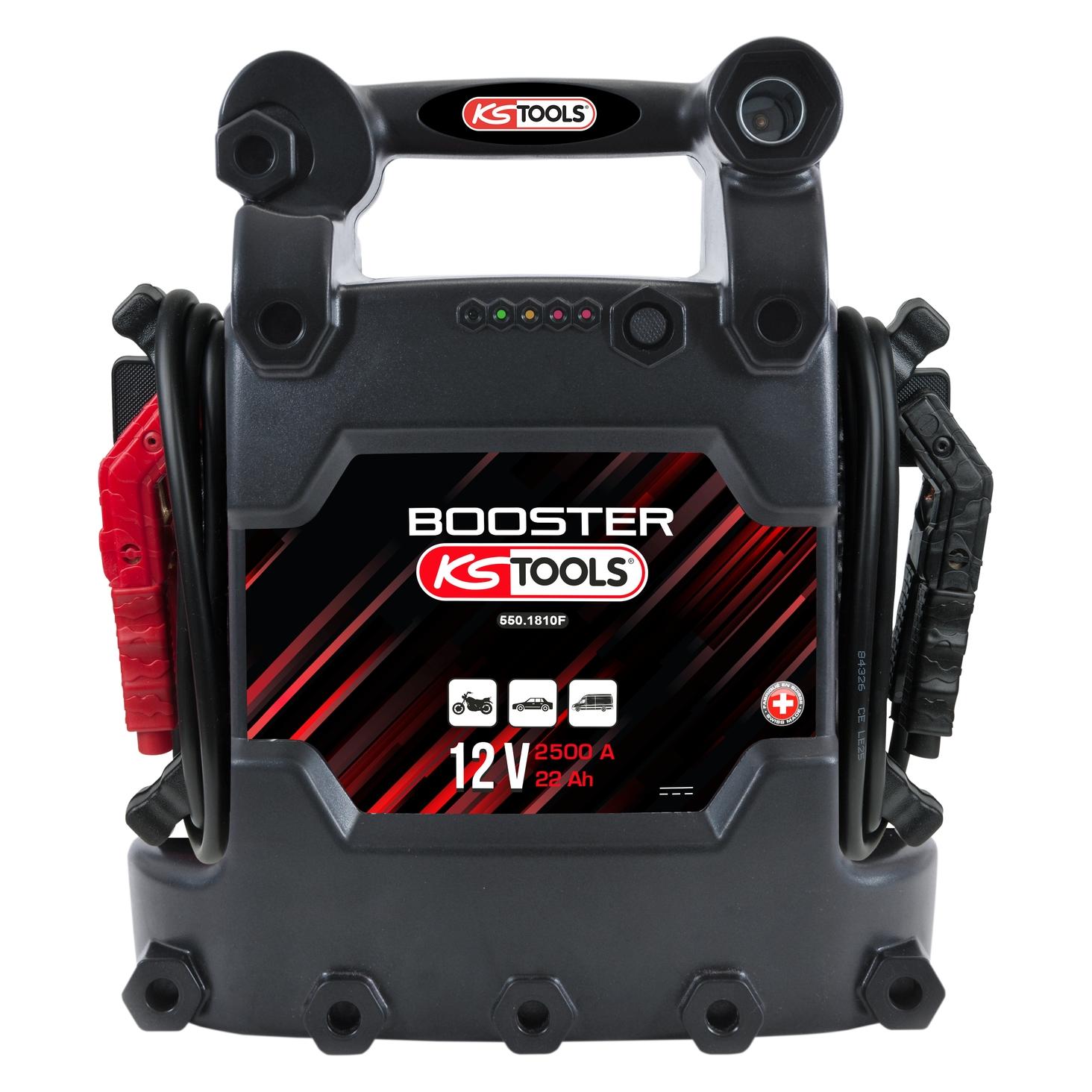 KS Tools Starthilfe mit 12-V-Batterie - 2500 A (550.1810F)