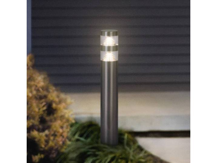 LEDVANCE LED-Wegelampe Endura Hybrid Orion Double, Edelstahl Double, alu / grau / zink, Edelstahl