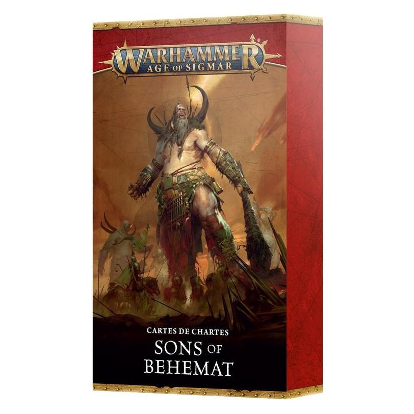 Games Workshop Warhammer AoS - Warscroll-Karten V.4: Söhne von Behemat (Fr) (77840557)