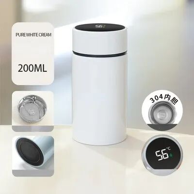 USA Free Shipping Shop Insulated Water Bottle Stainless Steel Tumbler Vacuum Insulated Bottle For Hot & Cold Drinks white