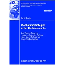 Wachstumsstrategien in der Medienbranche, Fachbücher von Gerrit Karalus
