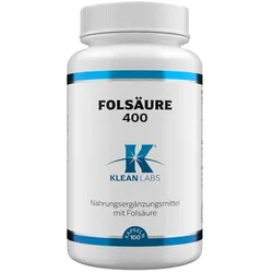 Folsäure 400 ug Klean LABS Kapseln