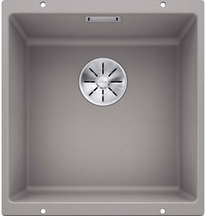 Blanco Subline 400-u Spüle 523424 43x46cm, PuraDur alumetallic, für Unterbau