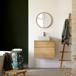 Badezimmermöbel aus massiver Eiche 60 cm Jacob