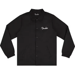 Fender Spaghetti Logo Coaches Jacket Black S - Jacke