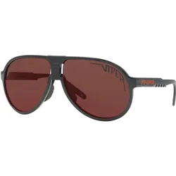 Pit Viper, Unisex, Sportbrille, The Jethawk The Standard Photochromic Casino (Schwarz, Rot), Rot, Mehrfarbig, Schwarz
