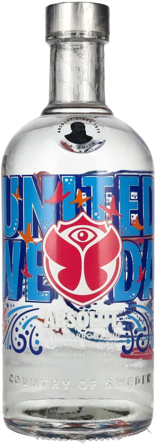 Absolut Vodka TOMORROWLAND Limited Edition 2022 40% Vol. 0,7l