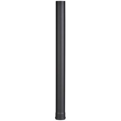 Ofenrohr FIREFIX, schwarz, B:9cm H:100cm L:9cm, Stahlblech, Rohre, 1000 mm lang