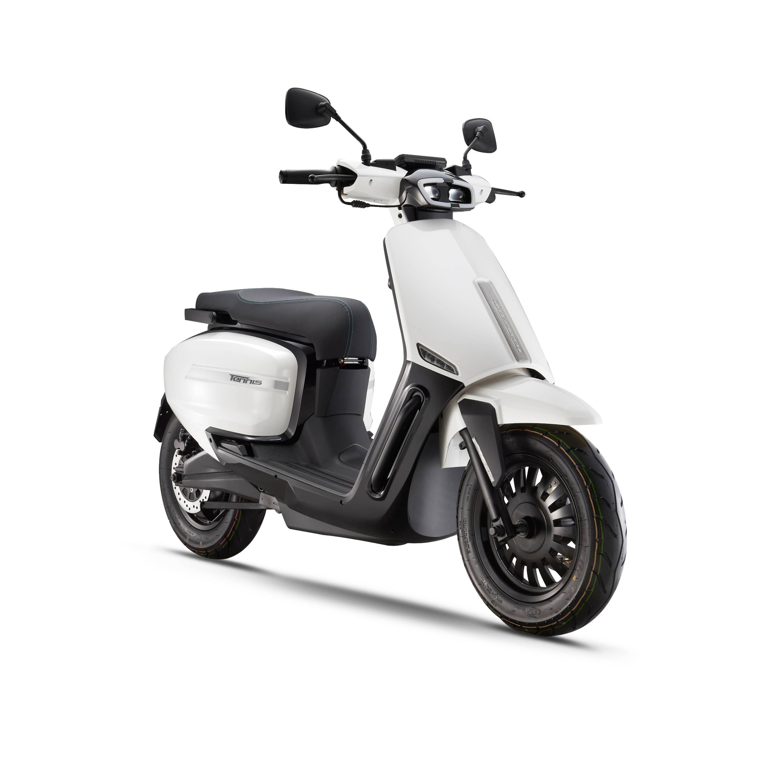 Velocifero Tennis E - E-Roller mit bis zu 90km Reichweite - Weiß (White)