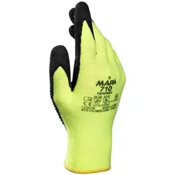 Handschuh TEMP-DEX 710, gelb/schwarz, Größe 9 - gelb/schwarz - 9