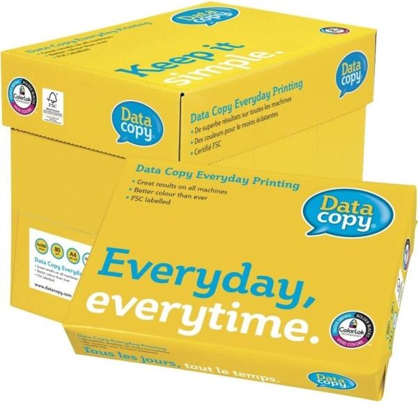 Datacopy Kopipapir A4/80g/4 Huller