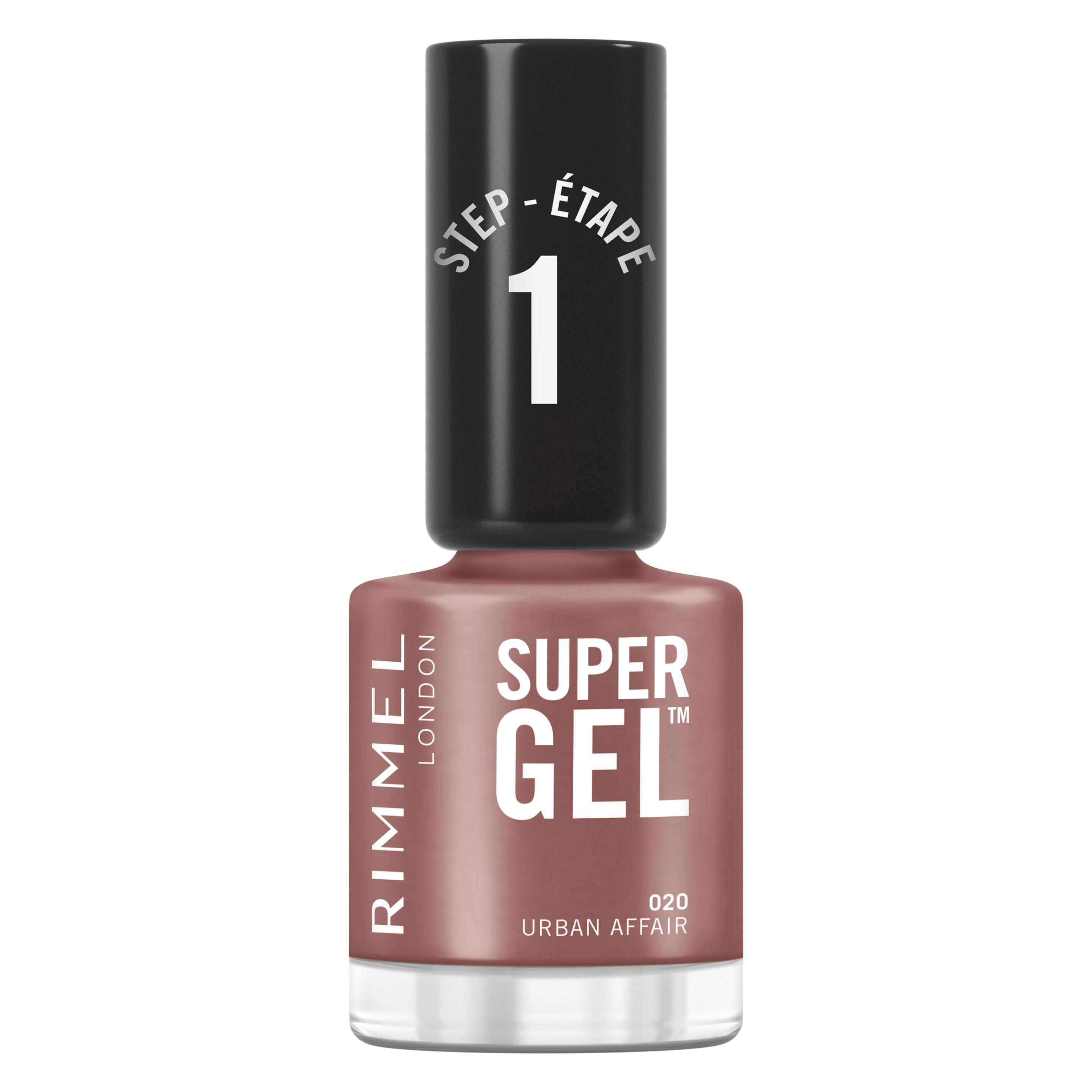 Rimmel London Rimmel - Super Gel STEP1 - Gel nail polish 12 ml - (020 Urban affair, Gel-Effekt Nagellack) (30122031)