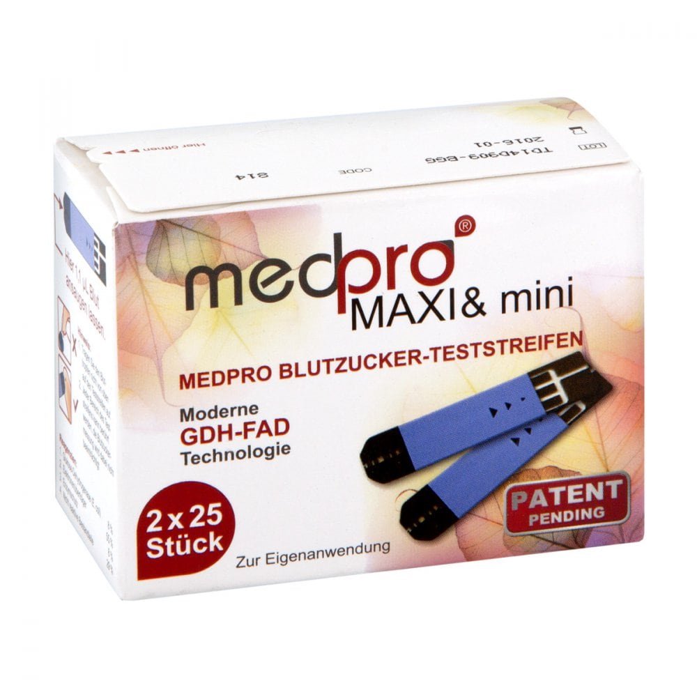 IMACO GmbH Medpro Maxi & Mini Blutzucker Teststreif.single 09300005