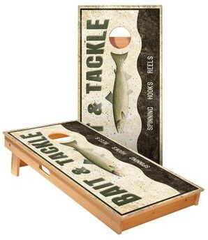 Skip's Garage Bait And Tackle Cornhole Boards