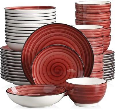 vancasso Bonbon Stoneware 48-Piece Dinnerware Set(Service for 12)