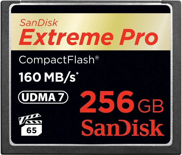 SANDISK Compact Flash 256GB 1000x Extreme Pro