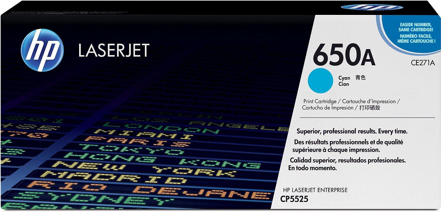 HP Inc. HP Original 650A Toner cyan 15.000 Seiten (CE271A)