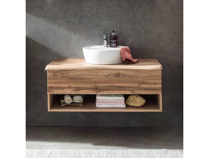 Waschtisch 101cm Braun/Wotaneiche Dekor