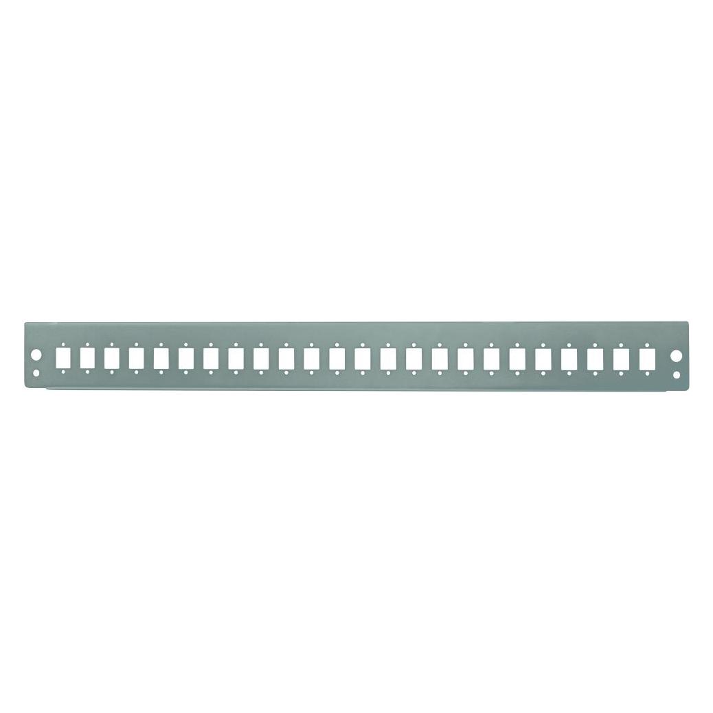 LogiLink Frontblende 24x LC-Duplex o. SC-Simplex für 48,30cm (19") Spleissbox, lichtgrau, (FB2401G) (FB2401G)