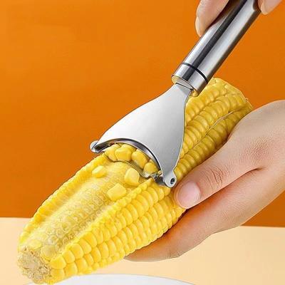 Ergonomic Handle Corn Peeler, Stainless Steel Corn Planer For Fresh Corn With Minimal Effort Ergonomic Handle Corn Peeler, Stainless Steel Corn Planer For Fresh Corn With Minimal Effort