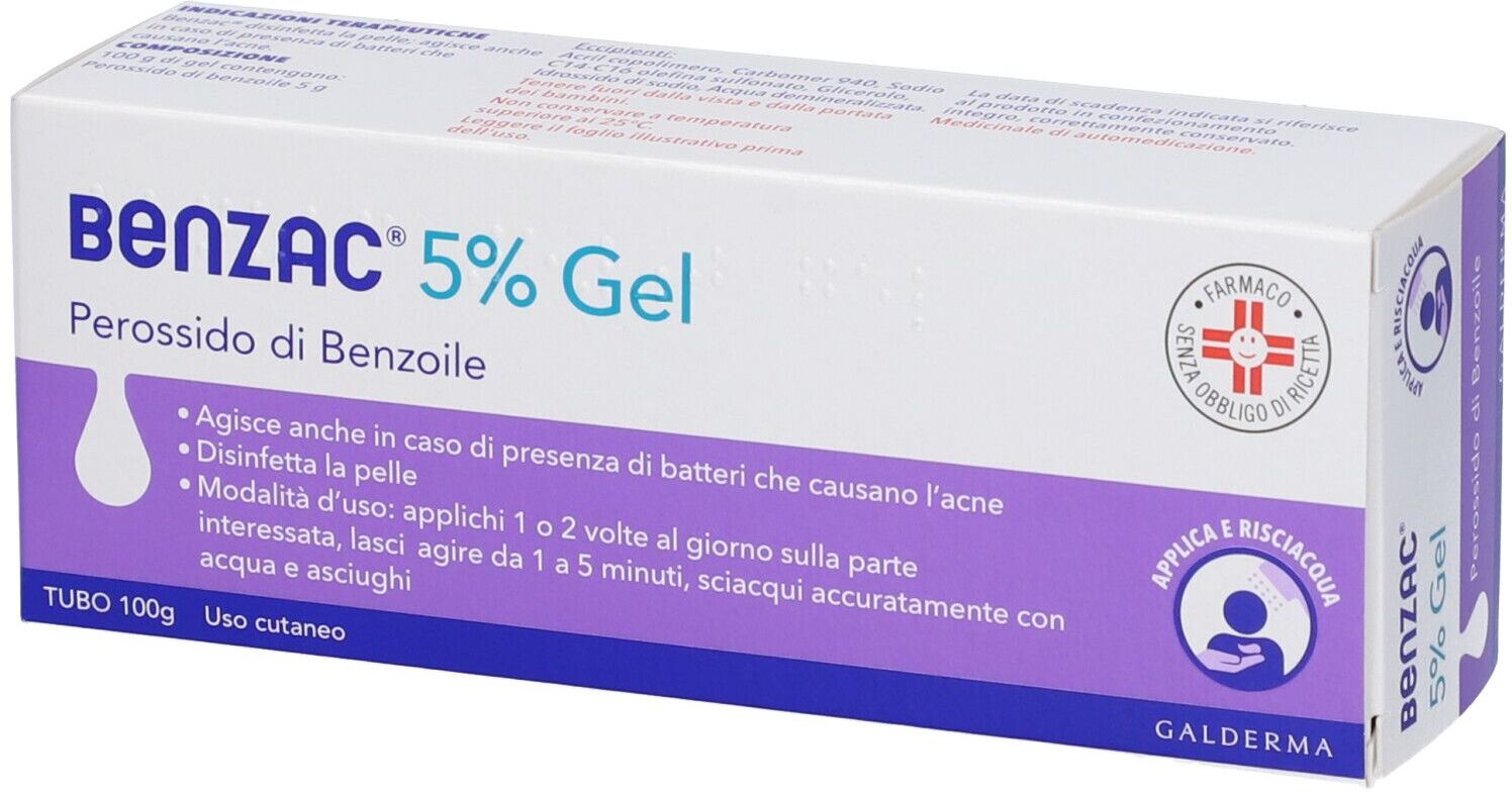 GALDERMA ITALIA SpA Benzac Clean 5%, 100 g
