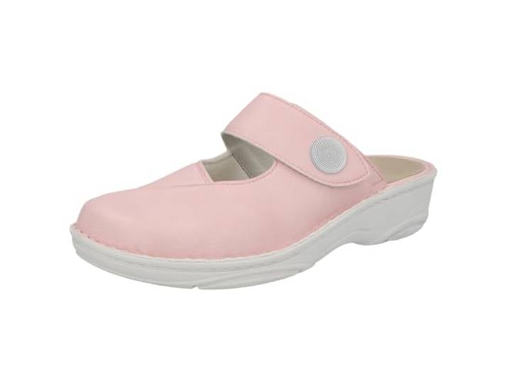 Berkemann Heliane Bequemer Damen Clog herausnehmbarem Fußbett und Stretcheinsätzen Slipper Pantolette geeignet für Einlagen und bei Hallux Valgus